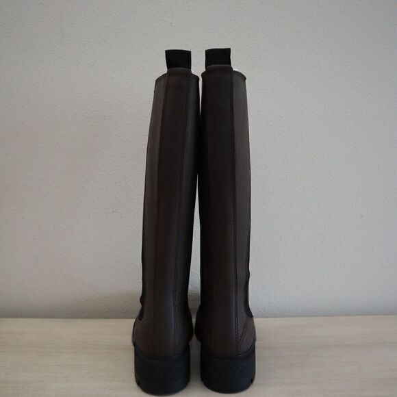 Timberland Women Sz 6M Dk Brown Full Grain Leather Cortina Valley Tall Boot - Picture 6 of 10